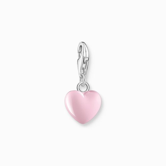 Thomas Sabo Pink Silver Heart Charm 1993-007-9