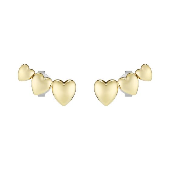 Olivia Burton Classic Mini Heart Gold Plated Stud Earrings. Item code 24100463.