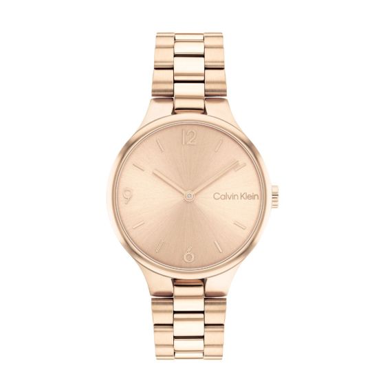 Calvin Klein Linked Bracelet Watch - Rose Gold 25200131