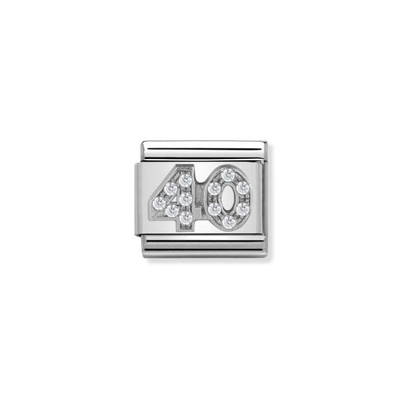 Nomination Classic Symbols - Cubic Zirconia and 925 Silver 40