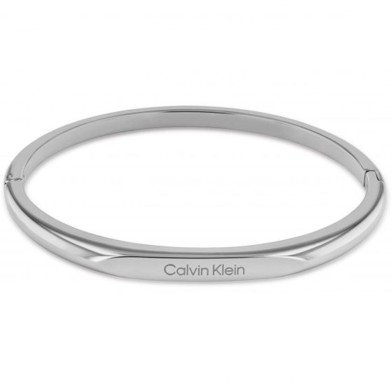 Calvin Klein Faceted Bar Hinged Bangle 35000045