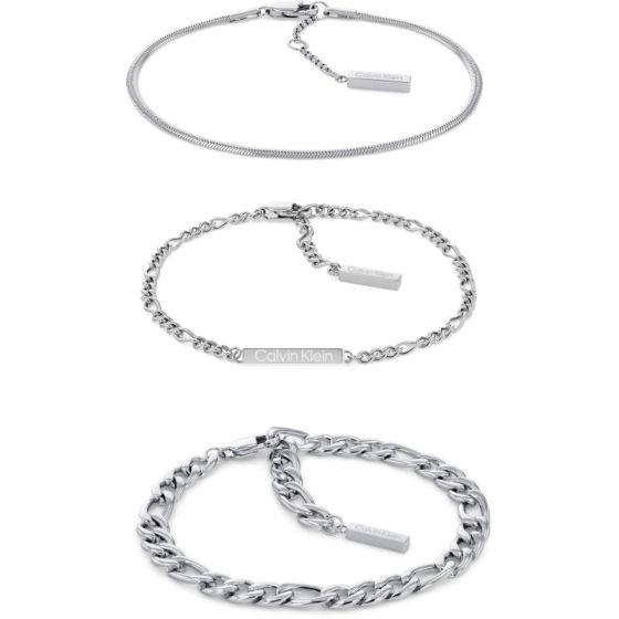 Calvin Klein Linked Bracelet - Set of 3 
35700003