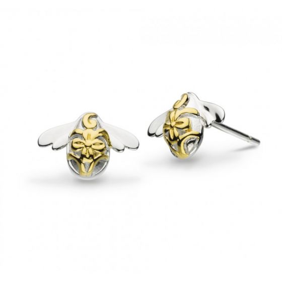 Kit Heath Blossom Bumblebee Gold Plated Stud Earrings 40339GD020