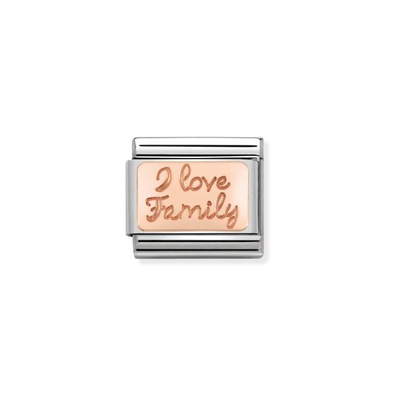 NOMINATION Composable Classic I Love Family Link in Rose Gold 430101_41