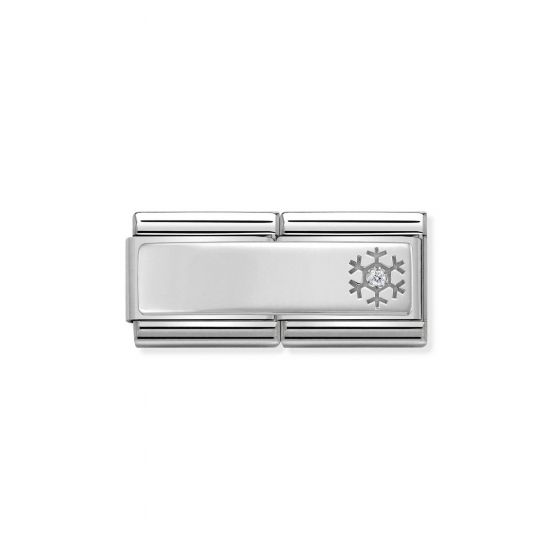 Buy Nomination Classic Composable Snowflake Double Link Charm Online