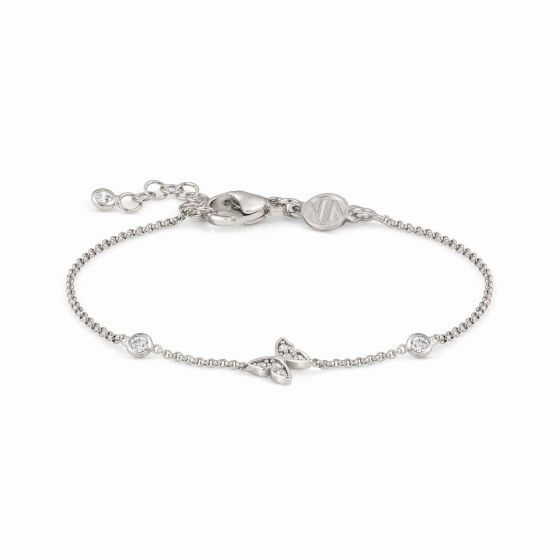 NOMINATION PRIMAVERA bracelet in 925 silver and Cubic Zirconia SMALL Silver Butterfly