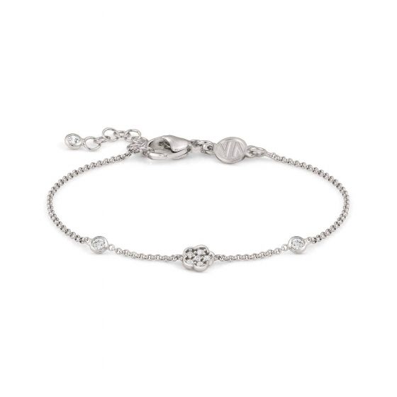NOMINATION PRIMAVERA bracelet in 925 silver and Cubic Zirconia SMALL Silver Flower