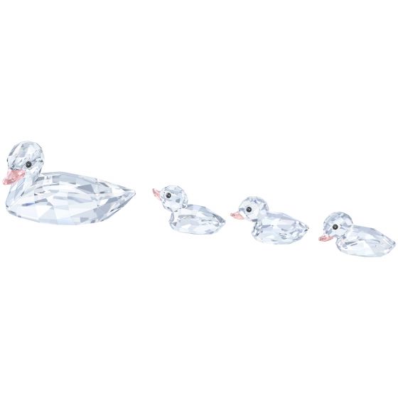 Swarovski Crystal Duck Family