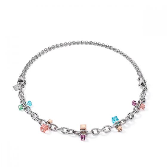 Coeur De Lion Chunky Chain Multi-wear Necklace - Multicolour Art Nouveau 5063101578