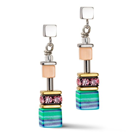 Coeur De Lion GeoCUBE Candy Earrings - Multicolour Spring - 5090211527
