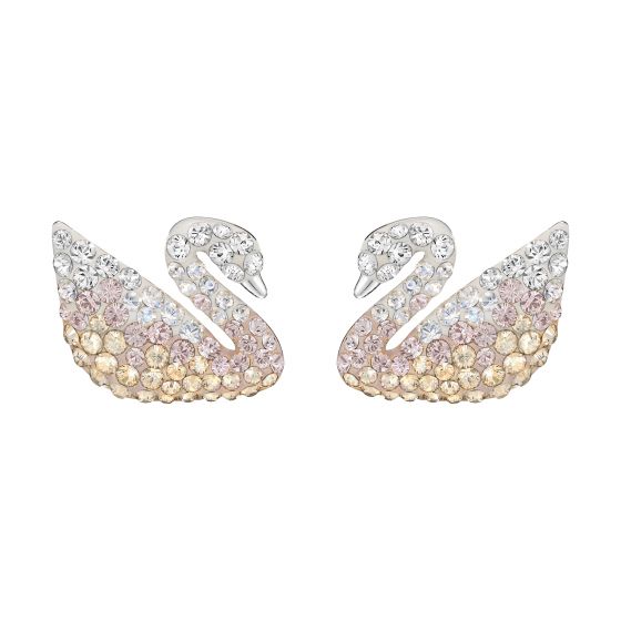 Swarovski Iconic Swan Earrings, Ombre