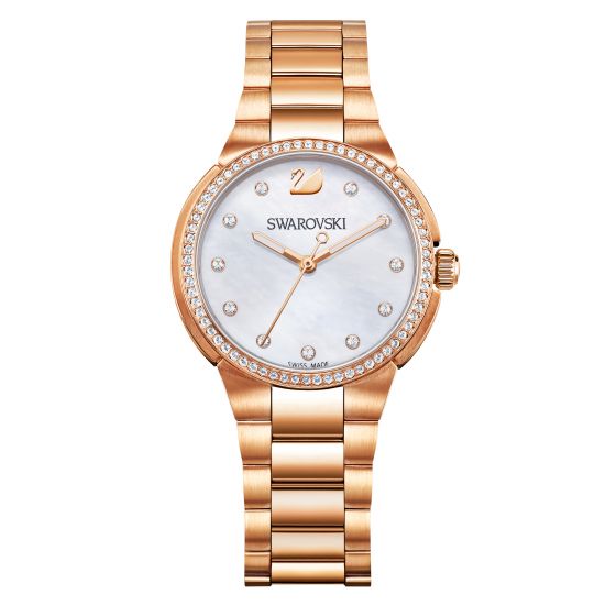Swarovski City Mini Watch, Rose Gold Plating 5221176