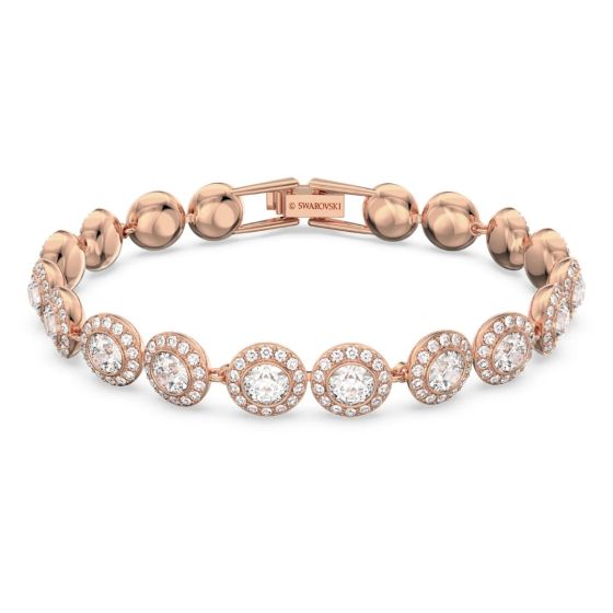 Swarovski Angelic Bracelet - White with Rose Gold Plating 5240513