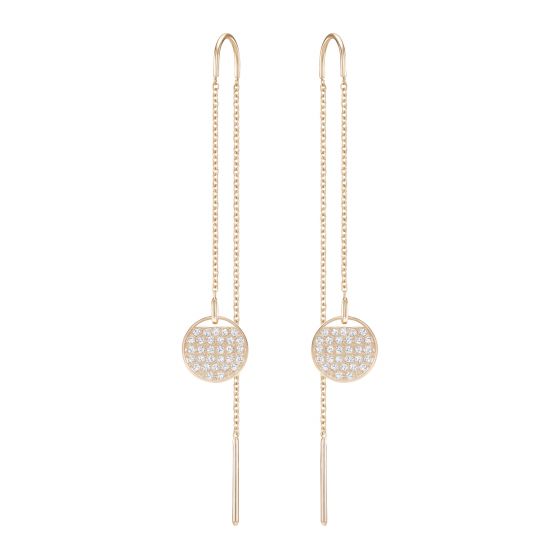 Swarovski_Ginger_Chain_Earrings_Rose