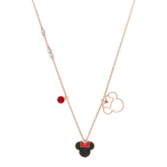 Swarovski Mickey & Minnie Pendant, Mixed-coloured, Rose Gold Plating 
5429090