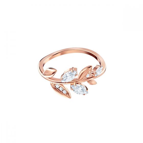 Swarovski Mayfly Ring, White, Rose Gold Plating