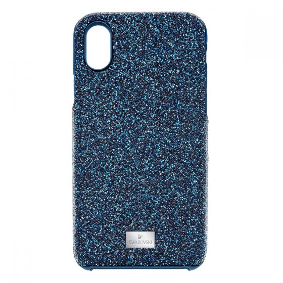 Swarovski High Smartphone Case with integrated Bumper, iPhone X/XS, Blue 5503551