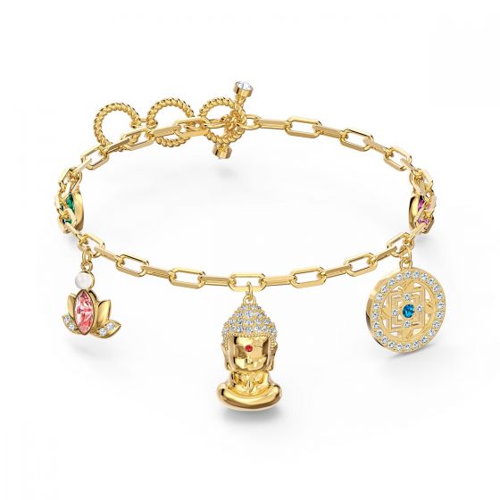 Swarovski Symbolic Buddha Bracelet - Gold-tone Plating - 5514410