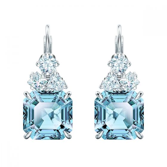 Swarovski Aqua Sparkling Pierced Earrings 5524139