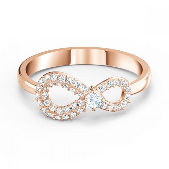 Swarovski Infinity Ring - Rose Gold Plated 5535400, 5518873, 5535412