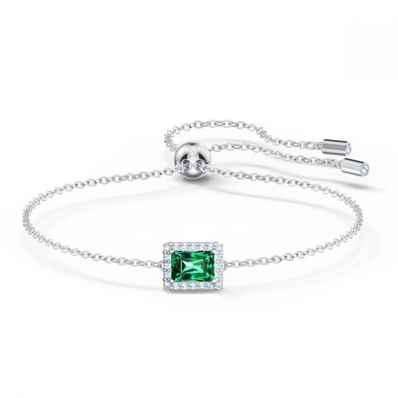 Swarovski Angelic Rectangular Bracelet - Green 5559836