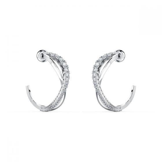 Swarovski Twist Hoop Pierced Earrings 5563908