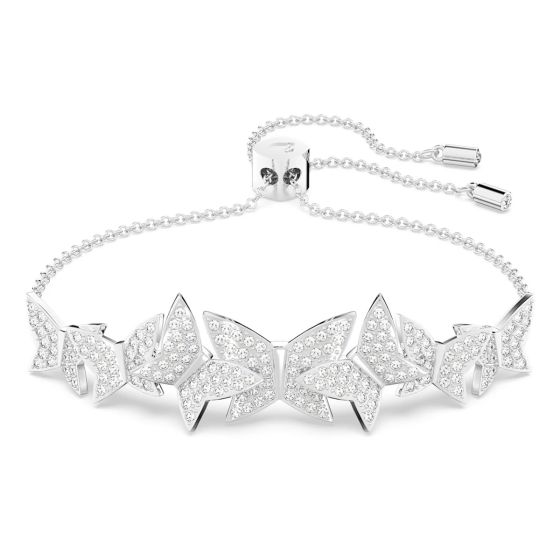 Swarovski Lilia Butterfly Bracelet - White with Rhodium Plating 5636429