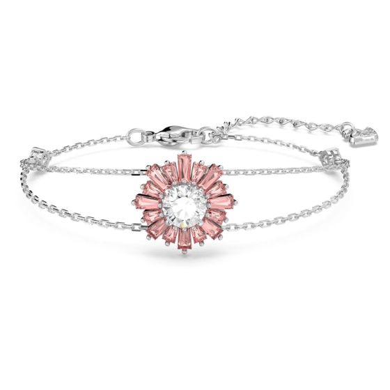 Swarovski Sunshine Bracelet - Pink with Rhodium Plating  5642968