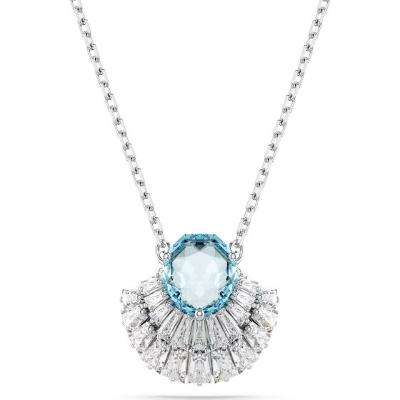 Swarovski Idyllia Shell Pendant - Blue with Rhodium Plating 5689195
