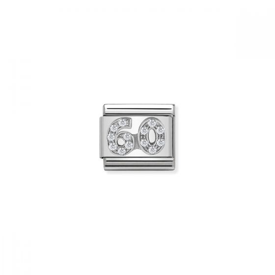 Nomination Silver and Zirconia Classic 60 Charm 330304/24