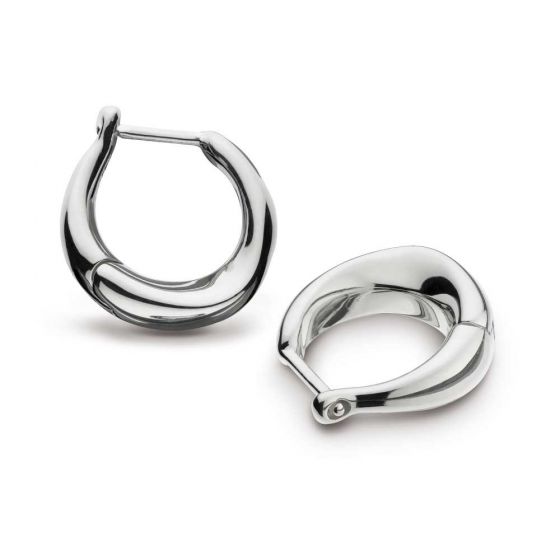Kit Heath Bevel Cirque Small Hinged Hoop Earrings 6175HP020