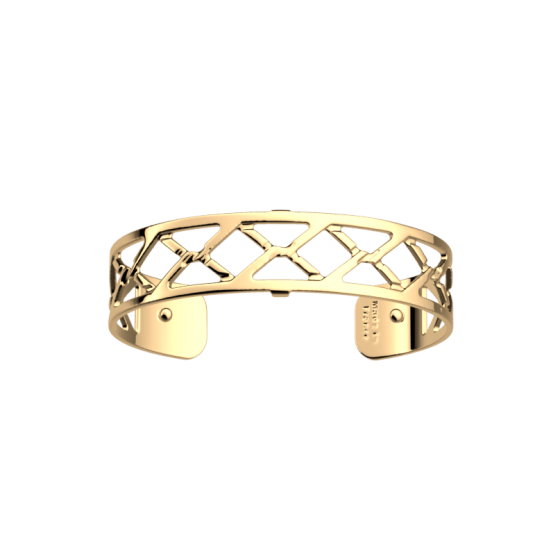 Les Georgettes Cannage 14mm Gold Finish Bangle