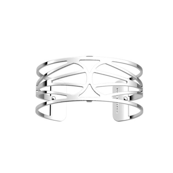 Les Georgettes Garden 25mm Silver Finish Bangle
