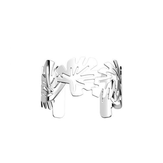 Les Georgettes Monstera Bracelet - 25mm Silver Finish 70347331600000