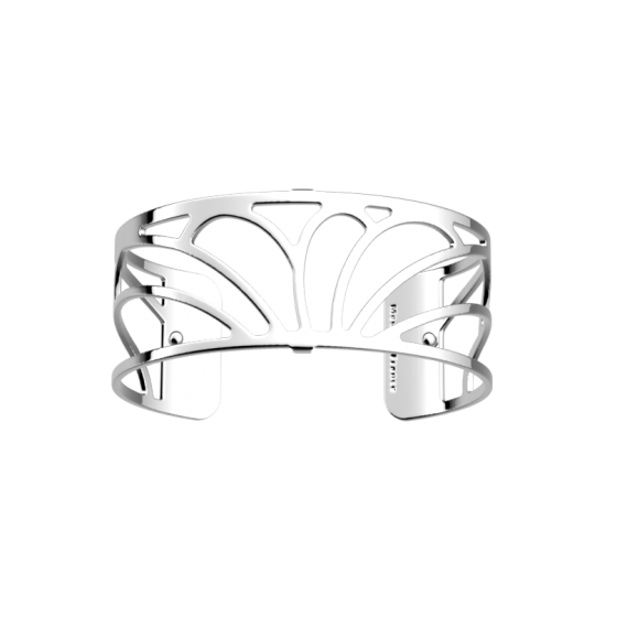 Les Georgettes Rosee 25mm Silver Finish Bangle
