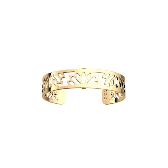 Les Georgettes Lotus 14mm Gold Finish Bangle