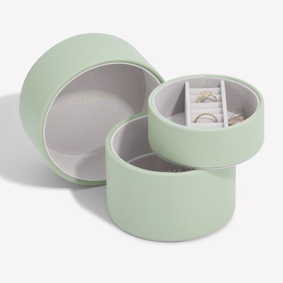 Stackers Sage Green Bedside Jewellery Box Pod - 75677