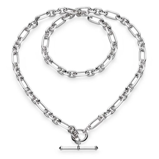 Kit Heath Revival Astoria Figaro T-Bar Chain Necklace - Thick 90437RP