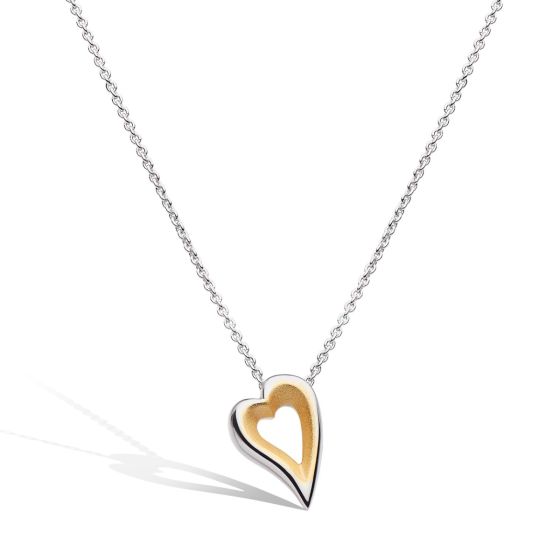 Kit Heath Desire Love Story Heart Necklace - Gold 90521GDS