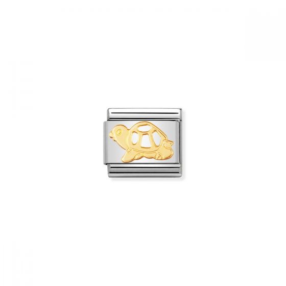 Nomination Classic Gold Animals of the Earth Tortoise Charm 030112_17