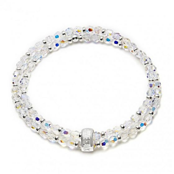 Annie Haak Blisski Silver Swarovski Crystal Bracelet - Clear Crystal