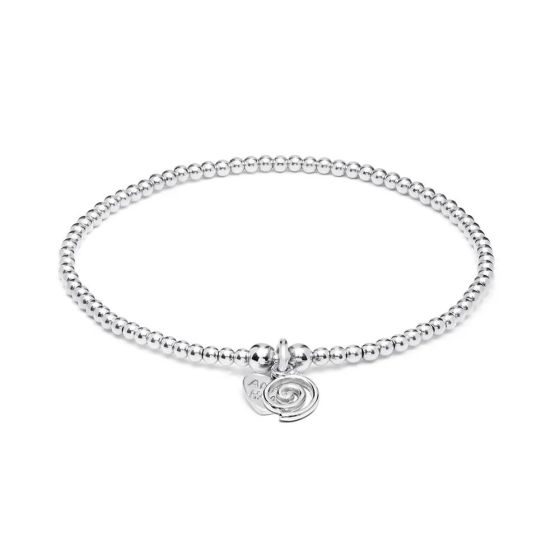 Annie Haak Santeenie Silver Charm Bracelet - Spiral