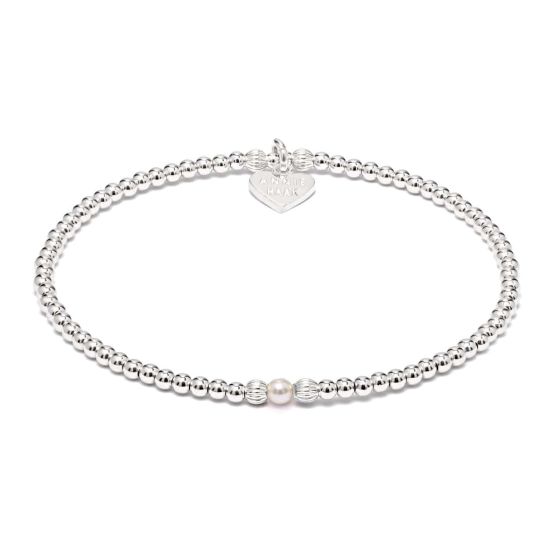 Annie Haak Aster Silver Bracelet Pearl B2197-17
