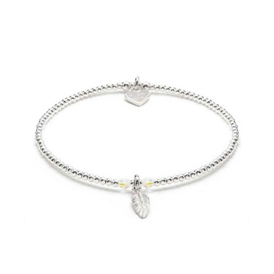 Annie Haak Bulu Silver Charm Bracelet - Clear Crystal