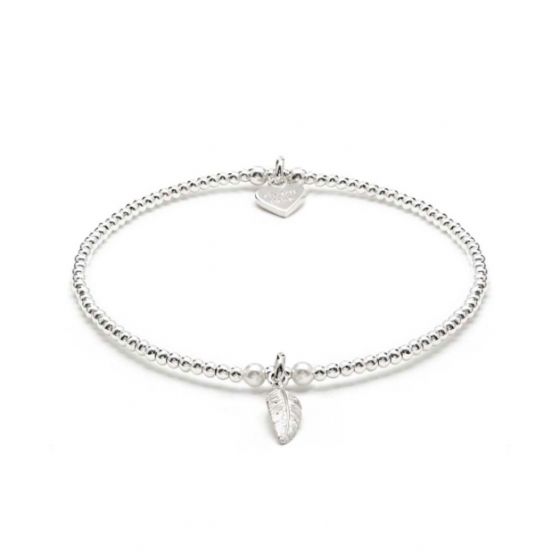 Annie Haak Bulu Silver Charm Bracelet - Pearl