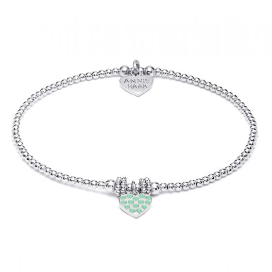 Annie Haak Gala Silver Charm Bracelet - Turquoise B0996-17