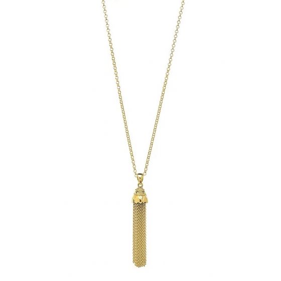 Annie Haak Gili Tassel Gold Necklace