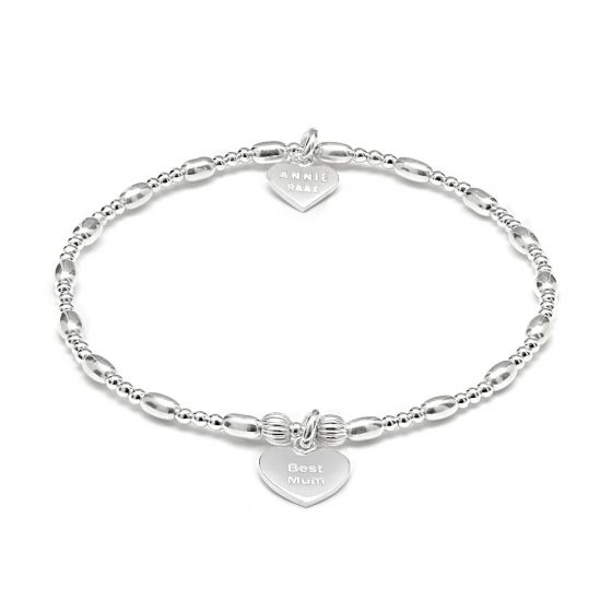 Annie Haak Motherhood Silver Charm Bracelet – Best Mum B2012-17 B2012-19