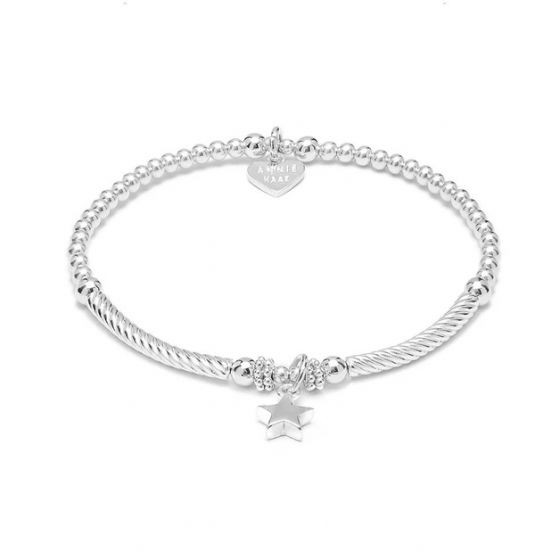 Annie Haak Pipa Boxed Star Silver Charm Bracelet 