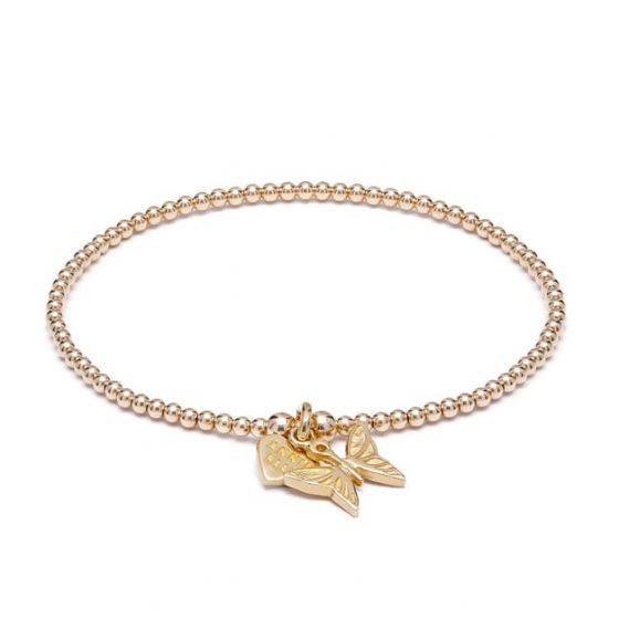 Annie Haak Santeenie Gold Butterfly Charm Bracelet B0627-17 , B0627-19